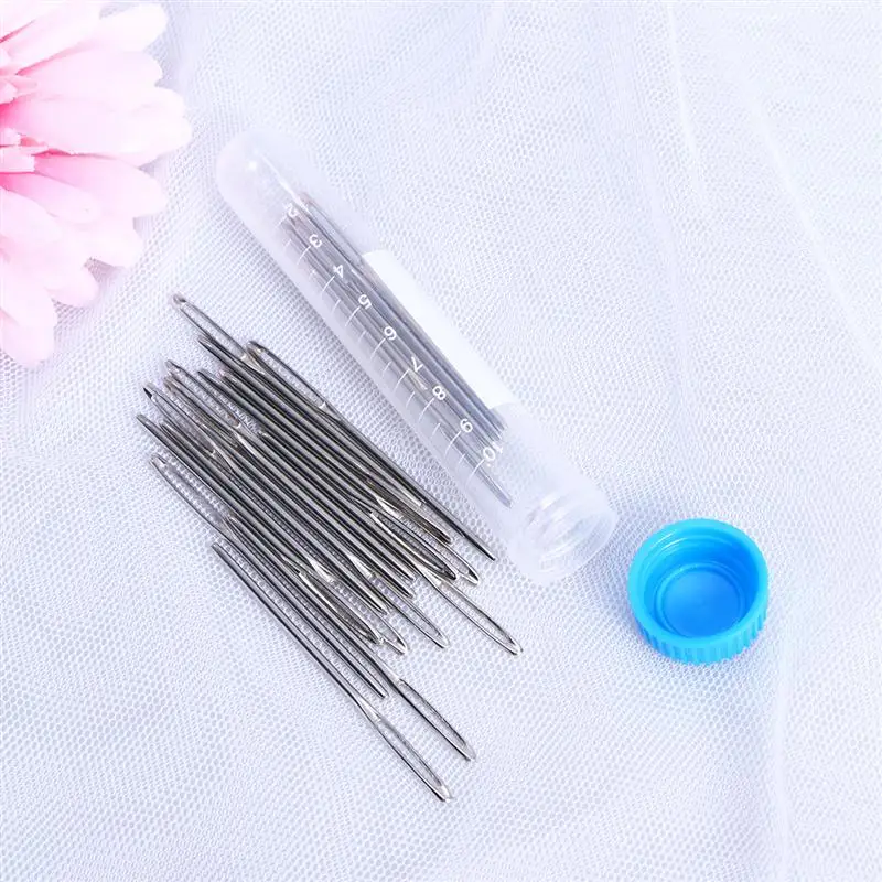 

20pcs 6cm Large-eye Stitching Needles Blunt Needles Sewing Yarn Knitting Needle