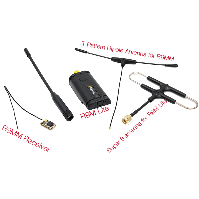 

FrSky R9M Lite Combo Set w/ Super Antenna, R9MM Receiver, T pattern Dipole antenna
