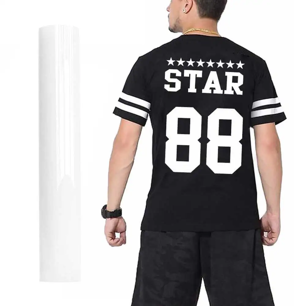 Heat transfer vinyl 50*100/200/300/400/500cm heat press for t shirts transfer vinyl high elastic