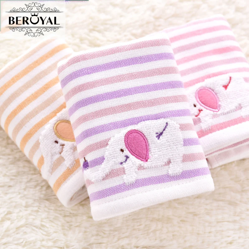 2017 New Arrival MMY 3 Pack 100 Cotton Baby Towels Cartoon Muslin