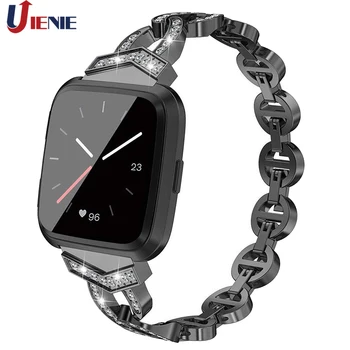 

Watch Band Stainless Steel Wristband Straps for Fitbit Versa Smart Bracelet Replacement Watchband for Fitbit Versa Strap