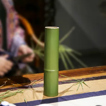 

Creative ceramics bamboo vase Home living room table decoration Flower arrangement accessories natural Country style