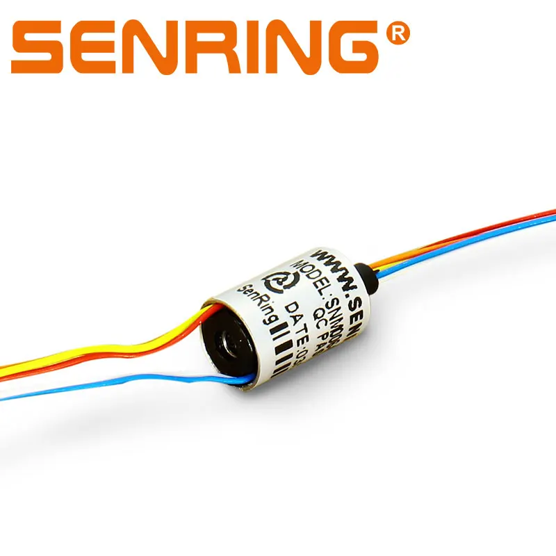 

Mini Slip Ring Capsule Sliprings OD6.5mm 4/6/8/12 Circuits 1A Power Rotary Union Joints for Current Signal Transmission