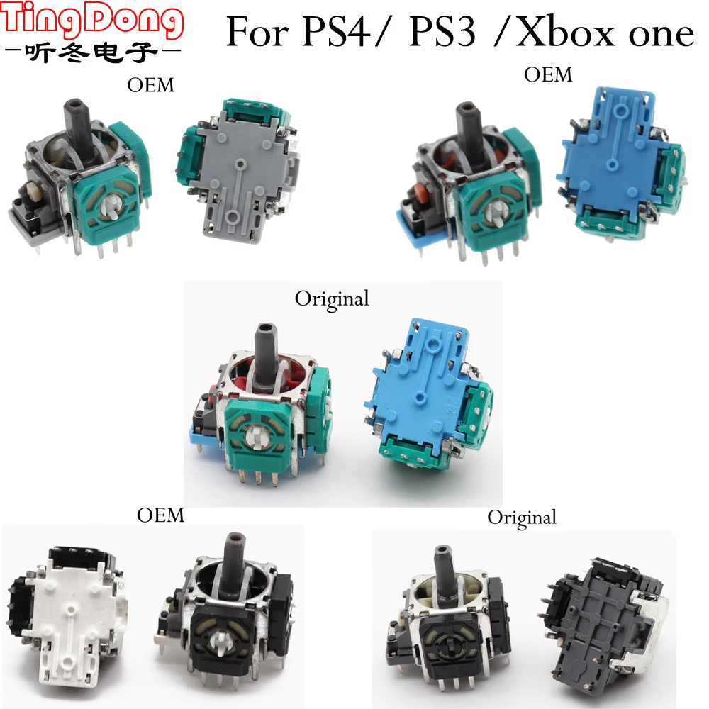 3Pin 3D Рокер аналоговый датчик джойстика модуль для PlayStation 4 контроллер PS4 PS3 Xbox one