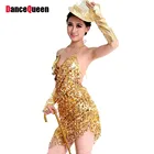 Save 1.25 on 2017 New Cheap Mini Metallic Sequin Sparkly Pencil Sheath Prom Cocktail Party Dress Sequins&Tassel Dance Dresses Costume Fringe