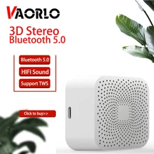 VAORLO Mini Bluetooth 5,0 портативный стерео объемный 3D HIFI супер бас беспроводной громкий динамик поддержка TWS для Xiaomi динамик