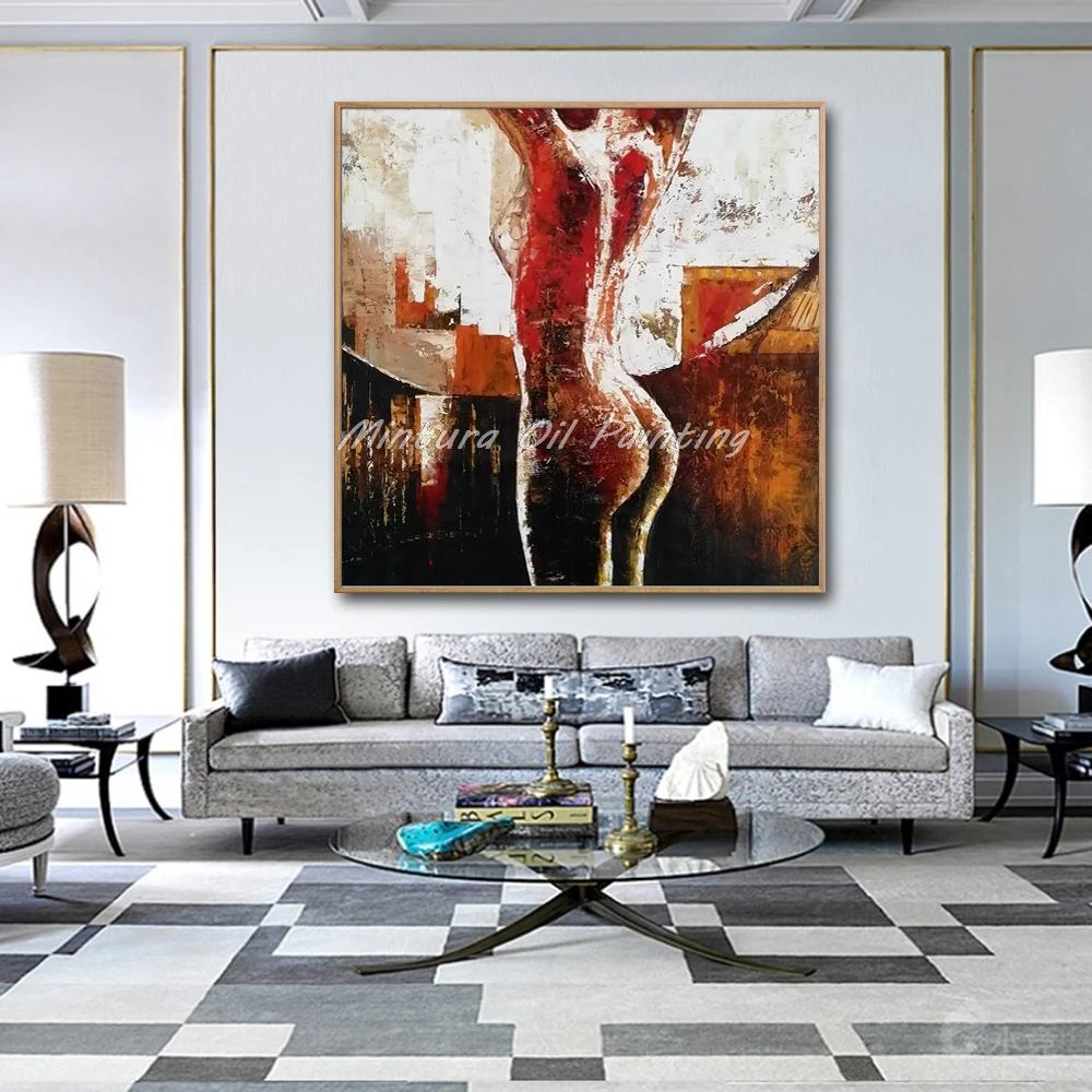 Large Artwork for Living Room Abstract Acrylic Canvas Paper Pad