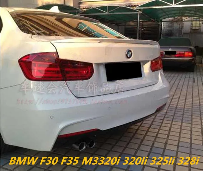 

NEW PAINT ABS CAR REAR WING TRUNK LIP SPOILER FOR For BMW M3 320i 320li 325li 328i F30 F35 2012-2018 BY EMS