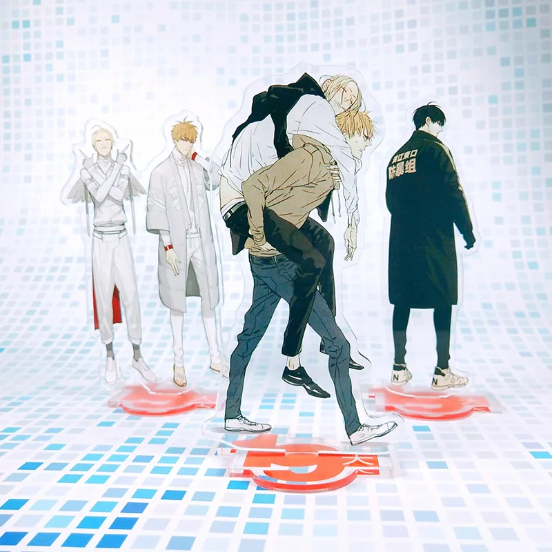 15 см анимация старый Xian 19 дней Jianyi MO Guan Shan He Tian модель подставка для