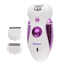 Kemei KM-2370 3 в 1 электробритва Набор для Для женщин Перезаряжаемые удаления волос станок для бритья безболезненно депиляции крем Женский