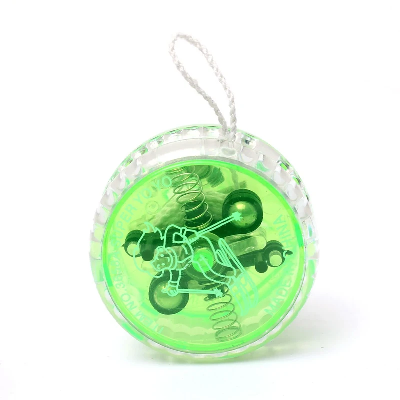 Профессиональный Йо-Йо дети йо-йо игрушки струны магический йойо игрушка подшипник мини светодиодный свет дети йо-йо игрушки пластик зеленый diabolo