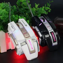 3500 dpi 9D кнопки светодиодный Механическая Проводная игровая мышь для ПК ноутбука YE3.28