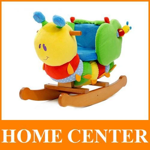 Enfant Petit Cheval Animaux Conception En Peluche Chenille Cheval A Bascule Bebe Chariot Jouet Buggy Avec Boite De Rangement Aliexpress