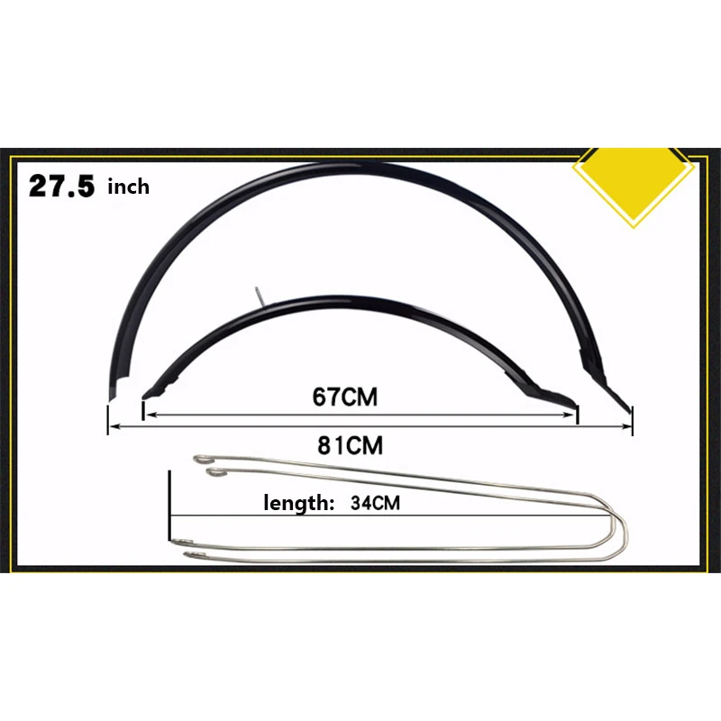 26 27,5 дюймов 29 дюймов Велосипедное крыло для велосипеда MTB крылья велосипед передний задний брызговик