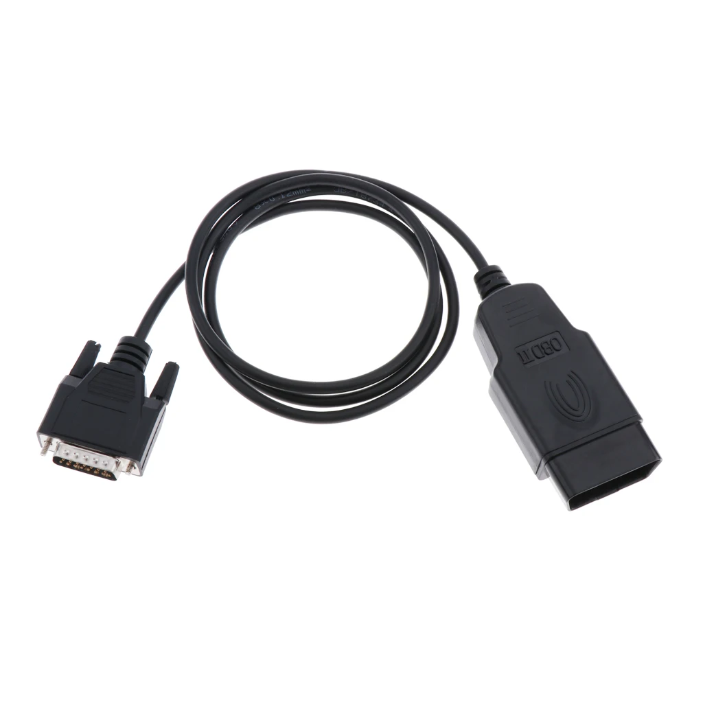 

Auto Car OBD II 2 16Pin to DB15 15Pin Diagnostic Extension Convertor Cable