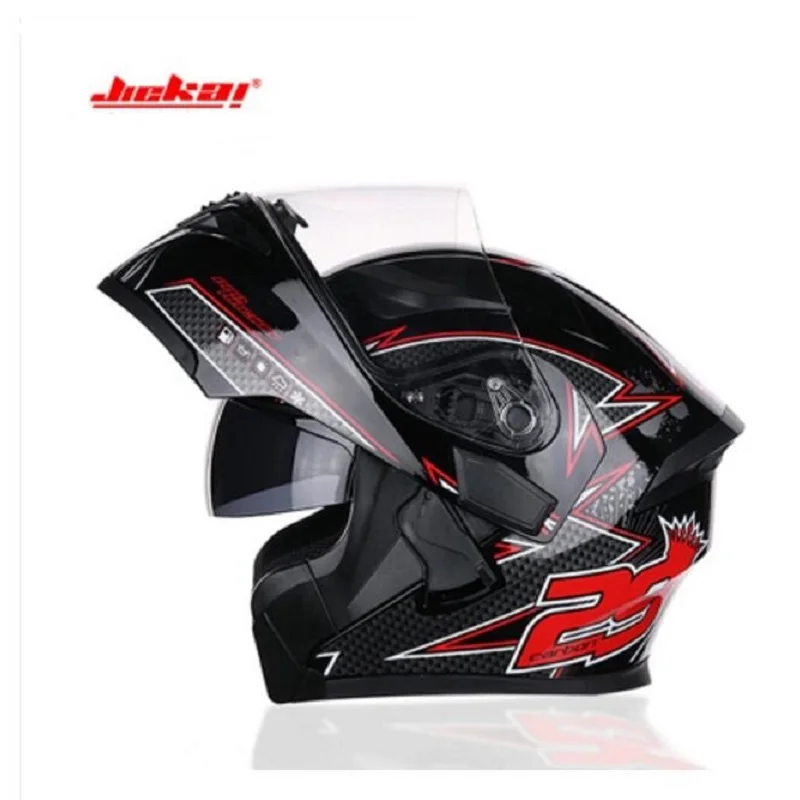 

2018 Winter New DOT Certification JIEKAI Open Face Motorcycle Helmet JK-902 Flip Up Motorbike Helmets Mode of ABS PC Visor Lens