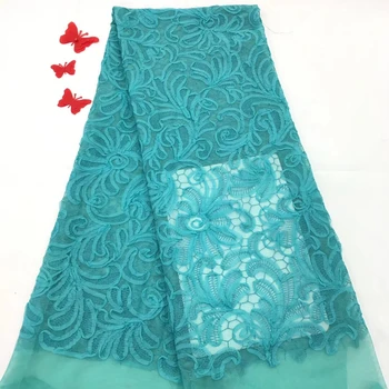 

African Lace Fabric with beads Embroidered Nigerian Laces Fabric Bridal High Quality French Tulle Lace Fabric Royal Purple D210