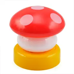 Ksol из 2 предметов гриб толчок/Touch светодиодный детский ночник-красный