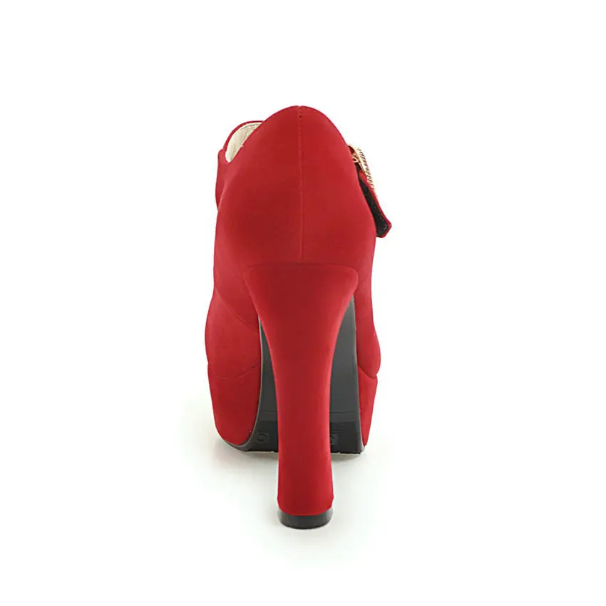 Pu 43 Bout Haute 2019 Pour 34 Talons Taille Profonds Esveva rouge noir Peu Carré Western Pompes Pointu apricot Sangle Beige Femmes Boucle Chaussures D'été Style qvRPIwt
