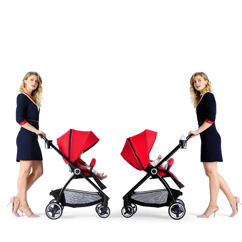 Детская коляска европейская Kinderwagen складная bebek arabasi высоко Ландшафтная