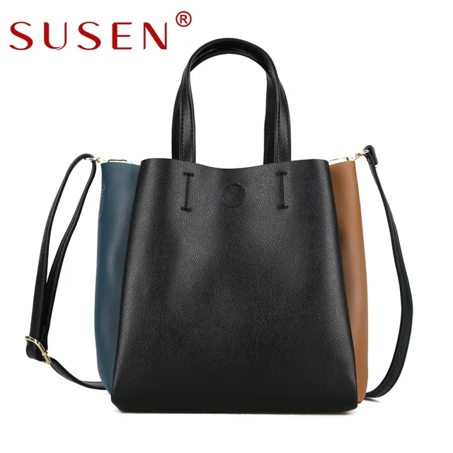 SUSEN Brand Women Design Handbag Fashion Patchwork Crossbody Bag Female Small Shoulder Bagin