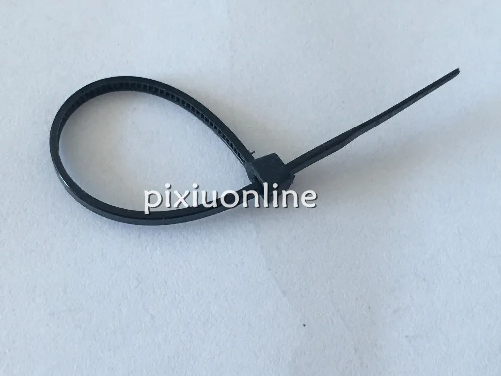 100 шт./упак. DS127 3*120 мм Высококачественная ширина 2,3 мм черный заводской стандарт самоблокирующийся пластиковый нейлоновый проволочный хомут для кабеля на молнии