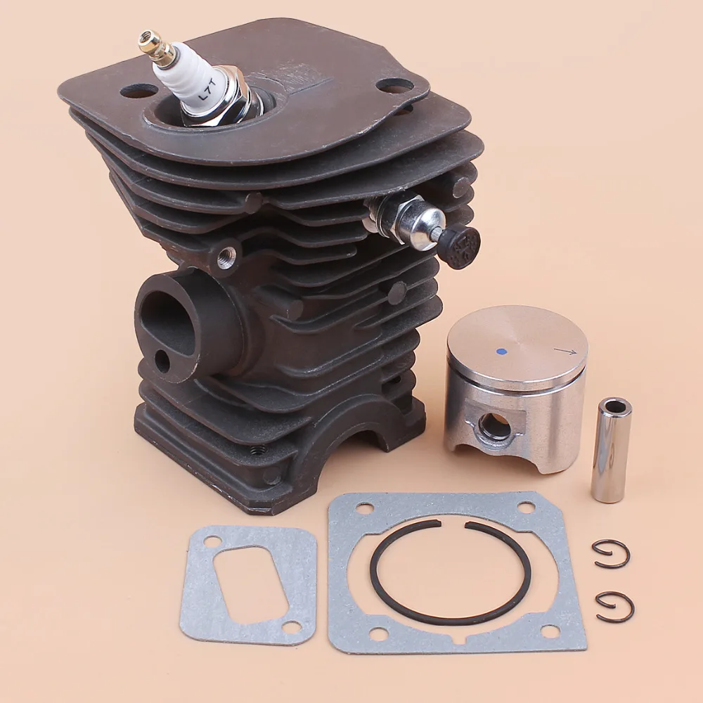 42MM Cylinder Head Piston Valve Gasket Kit For HUSQVARNA 340 345