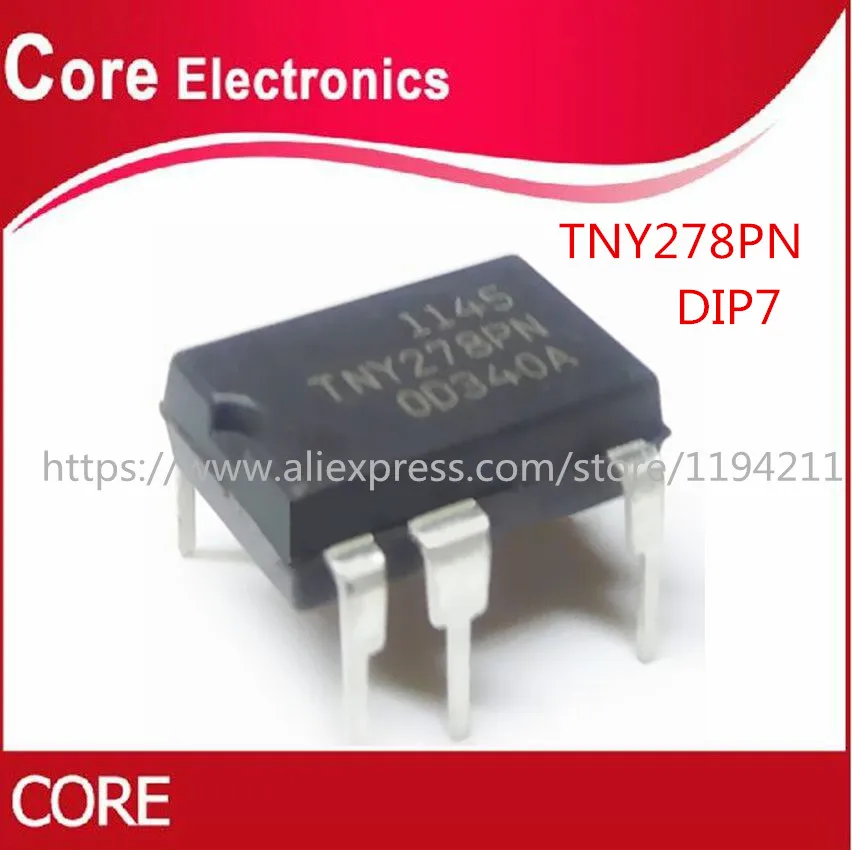 Оригинальный TNY278PN TNY278P DIP7 DIP TNY278 50 шт.|Интегральные схемы| |