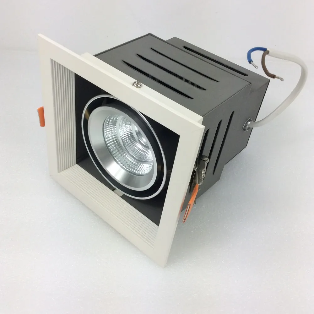 Único e Belo Brilho da Lâmpada Acabamento de Alta Olhar Design Ajustável Led Grille Luz Nenhum Bom Cri Alta Eficiência 25 w 11 High Quality grill light