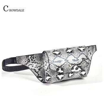 

Serpentine Fanny Pack Waist pack for women luxury handbags Ladies PU Leather Waist Belt Bag women bag designer chest bag purse