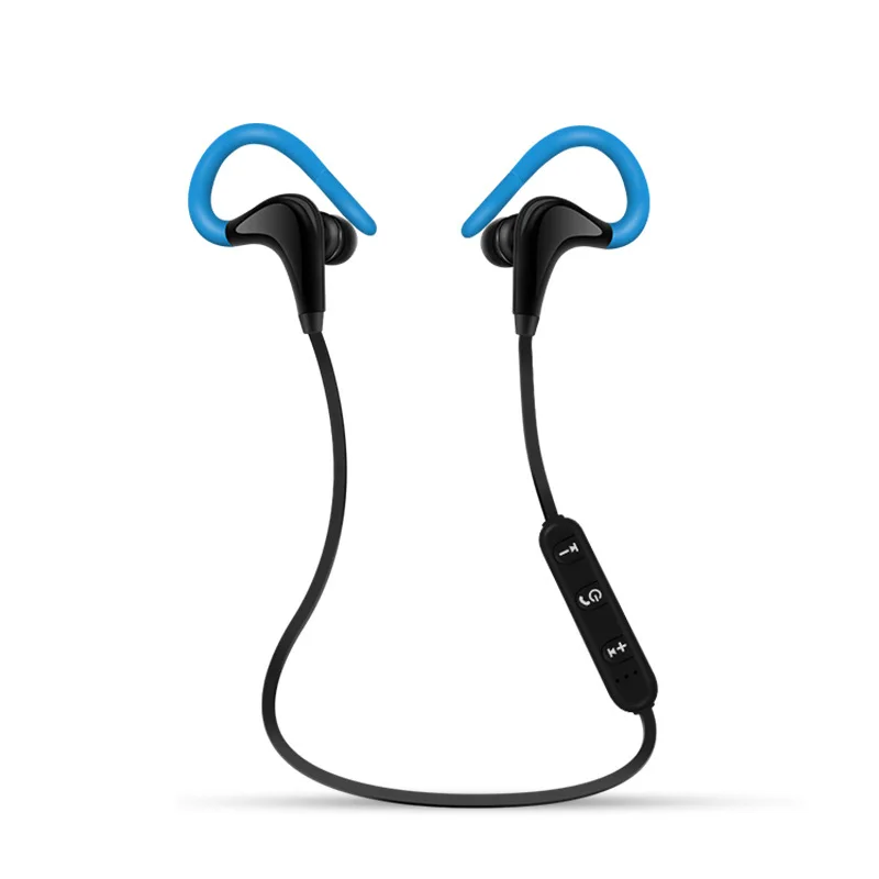Беспроводные Bluetooth наушники спортивные свободные руки с крючком красная