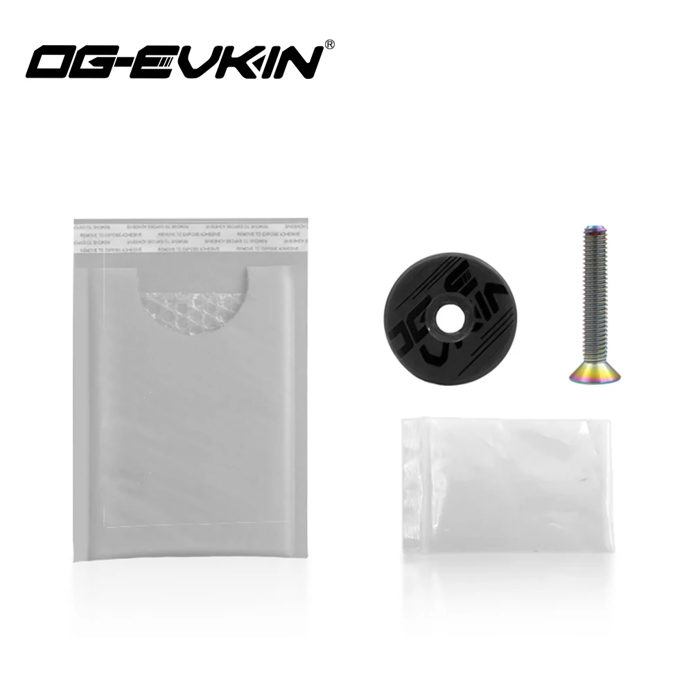 Carbon Fiber Headset Top Cap Titanium Bolt M6 x 35mm 1-1/8" 6.2G Bicycle Accessories For Bicycle bicycle headset bike stem cap bicycle head cap