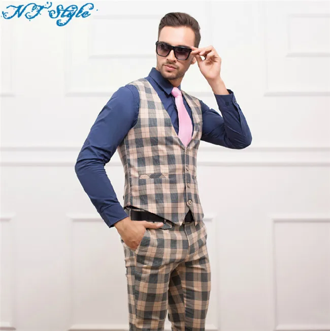 Vente italien Costume Homme Mariage dernière conception gros 2015 manteau pantalons coréenne Style fantaisie pas cher grand Homme manteau pantalon hommes