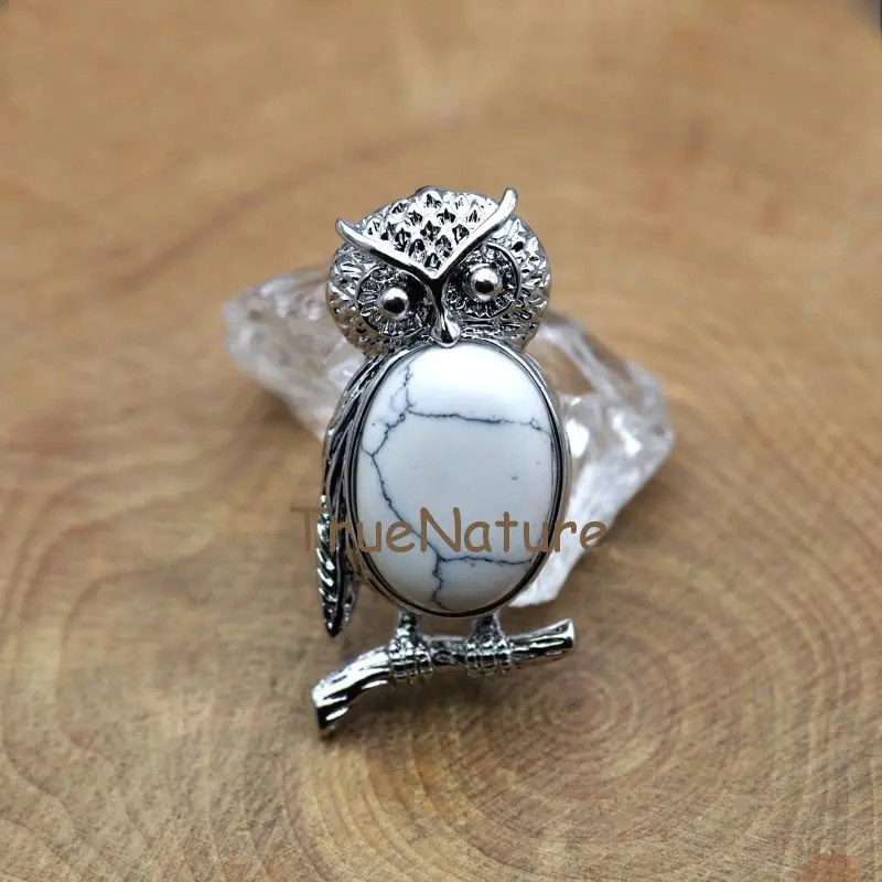 20170926-PM7613- Sliver Plated Owl Pendant-19x38mm-6g_1