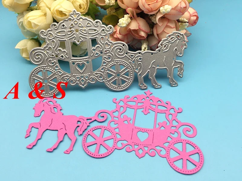  Y403 METAL CUTTING DIES The Horse-Drawn Tram Scrapbook card invitation paper craft party decor embo - 32854747447