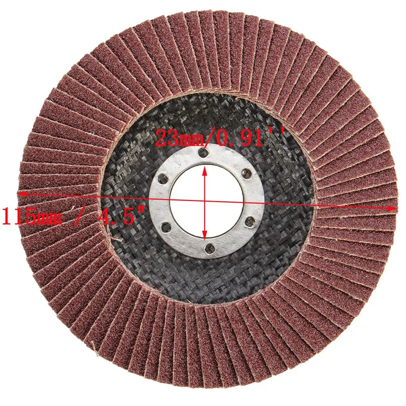 15 шт./компл. клапаном диски 115 мм Шлифовальные Диски 40 60 80 зернистости шлифовальные круги диски угловая шлифовальная машина украшения