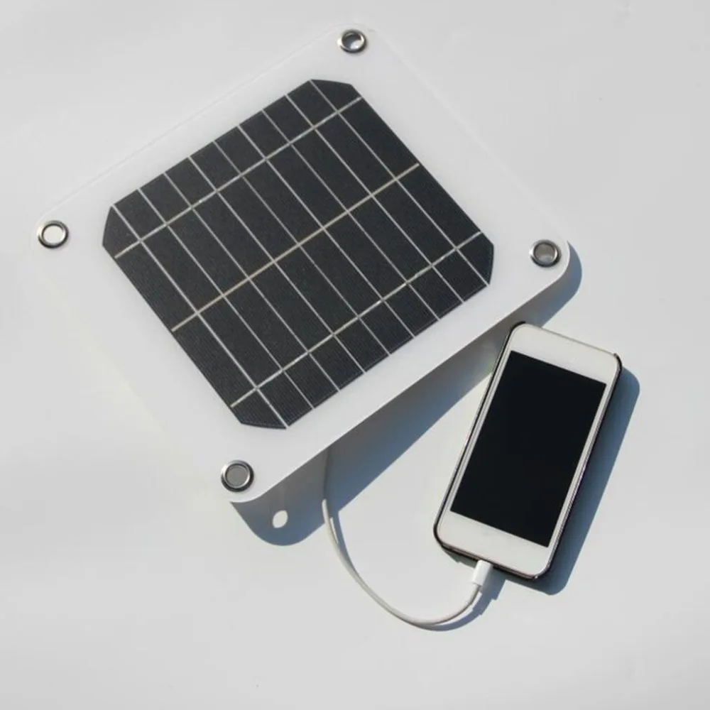 Солнечная панель зарядное устройство 10 Вт 5 В для iPhone для Xiaomi для samsung солнечный модуль USB порт ультра тонкая солнечная зарядная плата для телефонов
