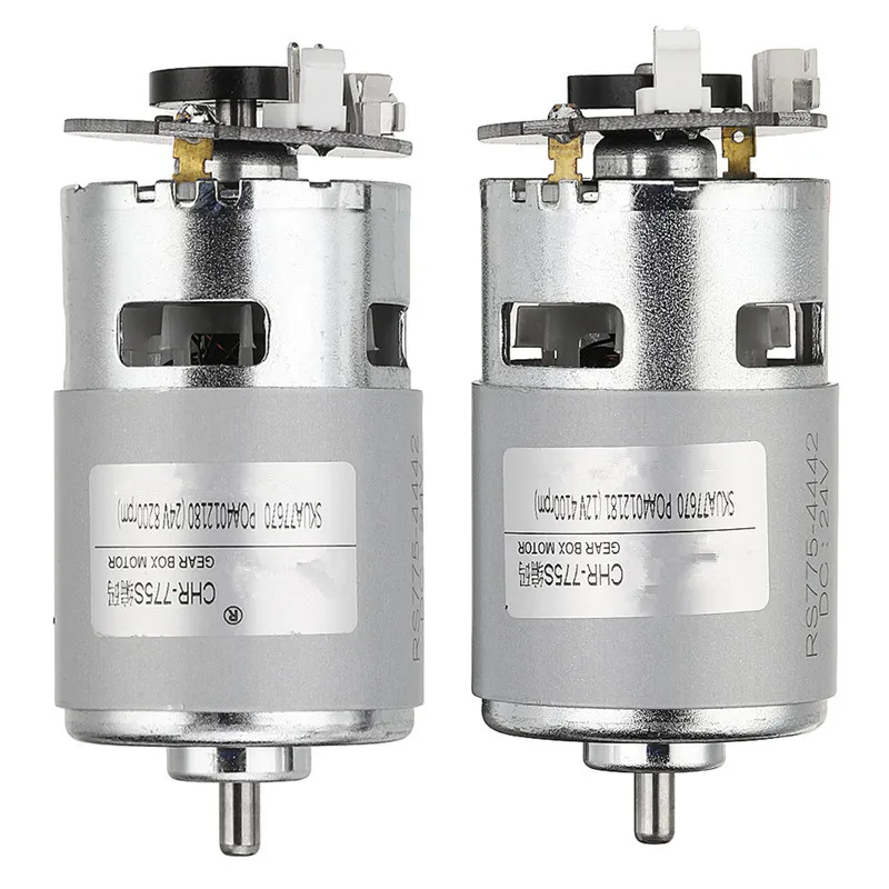 

CHR-775S Magnetic Holzer Encoder DC Motor 24.0V 8000RPM 12.0V 4000RPM Robot Driving Motor