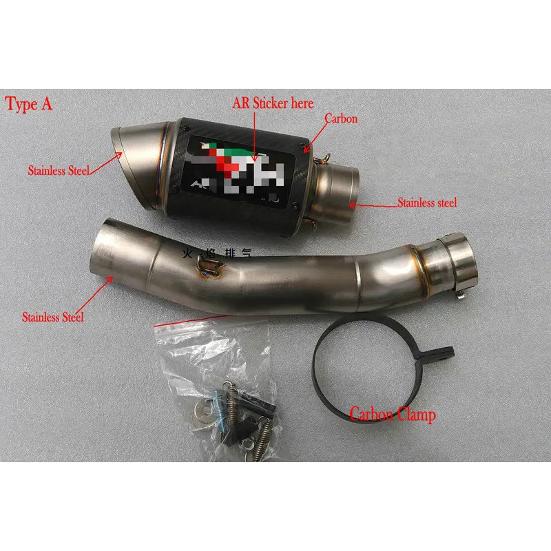 MOKALI нержавеющая escapamento de moto exaust система труба GP gsxr250 silencieux motocicleta|gp pipe|escapamento motode |