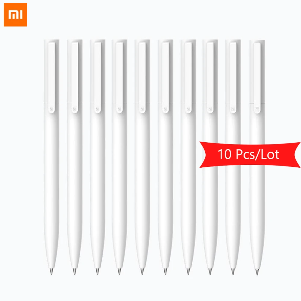 Гелевая ручка Xiaomi Mijia 0 5 мм с прессованным сердечником для письма школьная и