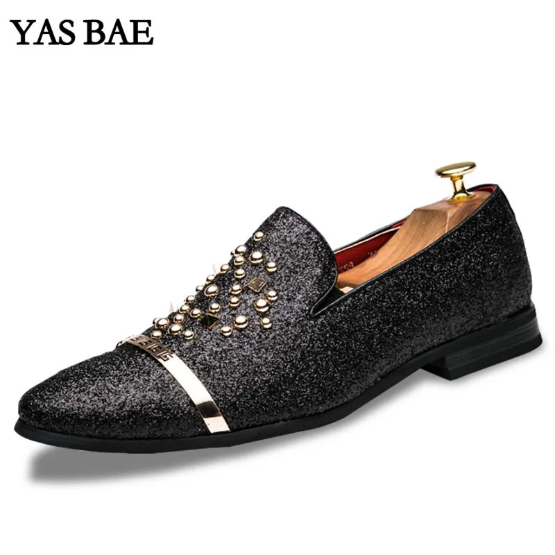 

Yas Bae Casual brand rock Black male boot high top studded shoe hightop Footwear street style Tenis chaussur Bootie for men