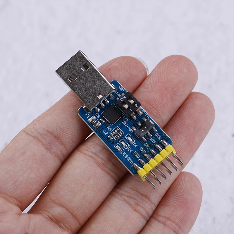Преобразователь 6 в 1 модуль USB TTL RS232 RS485 CP2102 взаимный преобразователь|Соединители|