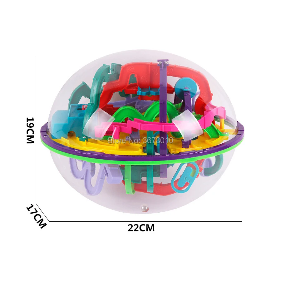 Мозговой лабиринт вызов Интеллект лабиринт мяч, 299 шагов и барьеры perplexus Головоломка мяч, 3 сложных уровней обучающие игрушки