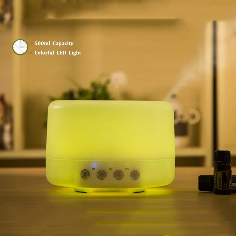 500ml Touch Sense Colorful Light Essential Oil Diffuser (12)