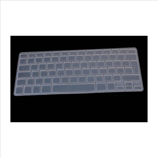 Датская цветная силиконовая защитная пленка для клавиатуры apple Mac Macbook Air retina pro 13 15 17 G6 - Цвет: Transparent