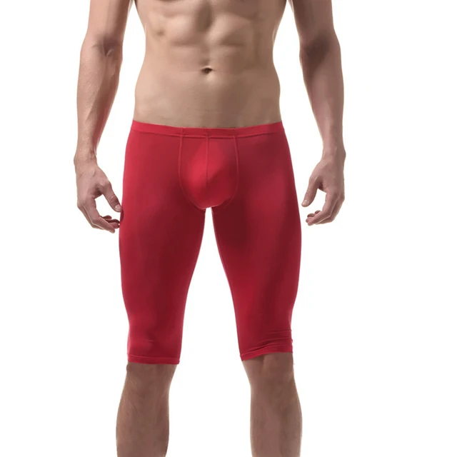 Buy Sexy Super Thin Men Shorts Tight Sleep Bottoms