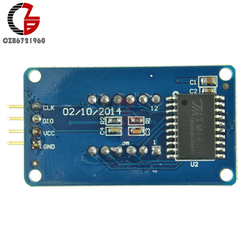 TM1637 4-значный 7-сегментный Дисплей 0,36 дюймовый цифровой Красный светодиодный Дисплей часы трубки модуль TM1637 чип Яркость Управление для Arduino