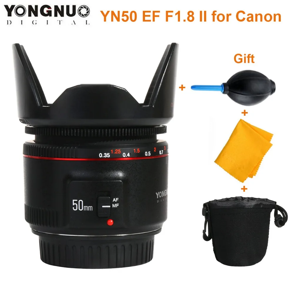 YONGNUO YN50mm F1.8 II Large Aperture Auto Focus Lens for Cannon Bokeh