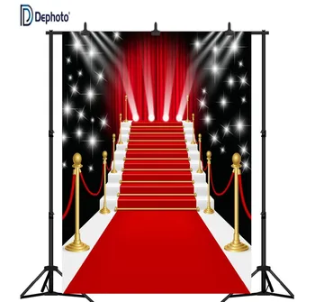 

DePhoto Red Carpet Insta-Mural Party Artistic Portrait Photograghy Backdrop Customized Photo Background CP Studio Prop WD76