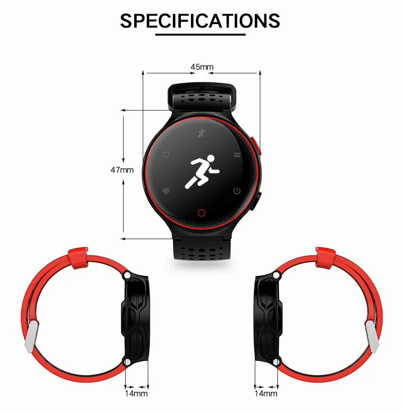  X2 Smart Watch IP68 Waterproof 4.0 Bluetooth 0.96 Inch Blood Pressure Tracker Heart Rate Sleep Monitor For Android IOS (18)